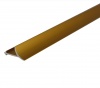 Порог-угол алюм Р10В 10мм (угол внутр) анод.золото 2,5м