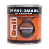 Грунт-эмаль по ржавчине 3в1 МОЛОТКОВАЯ коричневый 0,23л "DALI" (уп.6шт)