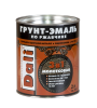 Грунт-эмаль по ржавчине 3в1 МОЛОТКОВАЯ черный 2л "DALI" (уп.3шт)
