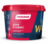 Краска интерьерная, акриловая, износоустойчивая Белая мат.10л Parade W4/1шт