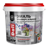 Эмаль универсальная глянцевая База А 0,9кг RAL 9010 (уп.6шт) "DALI"