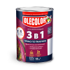 OLECOLOR Грунт-эмаль по ржавчине 3в1 винно-красный RAL 3005  0,4кг (уп.8шт)