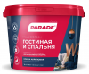 Краска для стен и потолков акрил.Белая мат.,10л влагопрочн. Parade W2/1шт