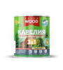 WOOD EХTRA  КАРЕЛИЯ Орегон 2,7л Защитно-красящий состав для древесины 3в1 (уп.4шт)
