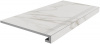 Kerama Marazzi SG850192R/GCF Ступень клееная Монте Тиберио серый светлый лаппат. 330x800x9мм (уп.2шт