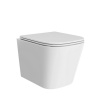 Kerama Marazzi CU.wc.02 Унитаз Cubo/Кубо подвесной безободк. с крепежом и сиденьем, белый глянцевый